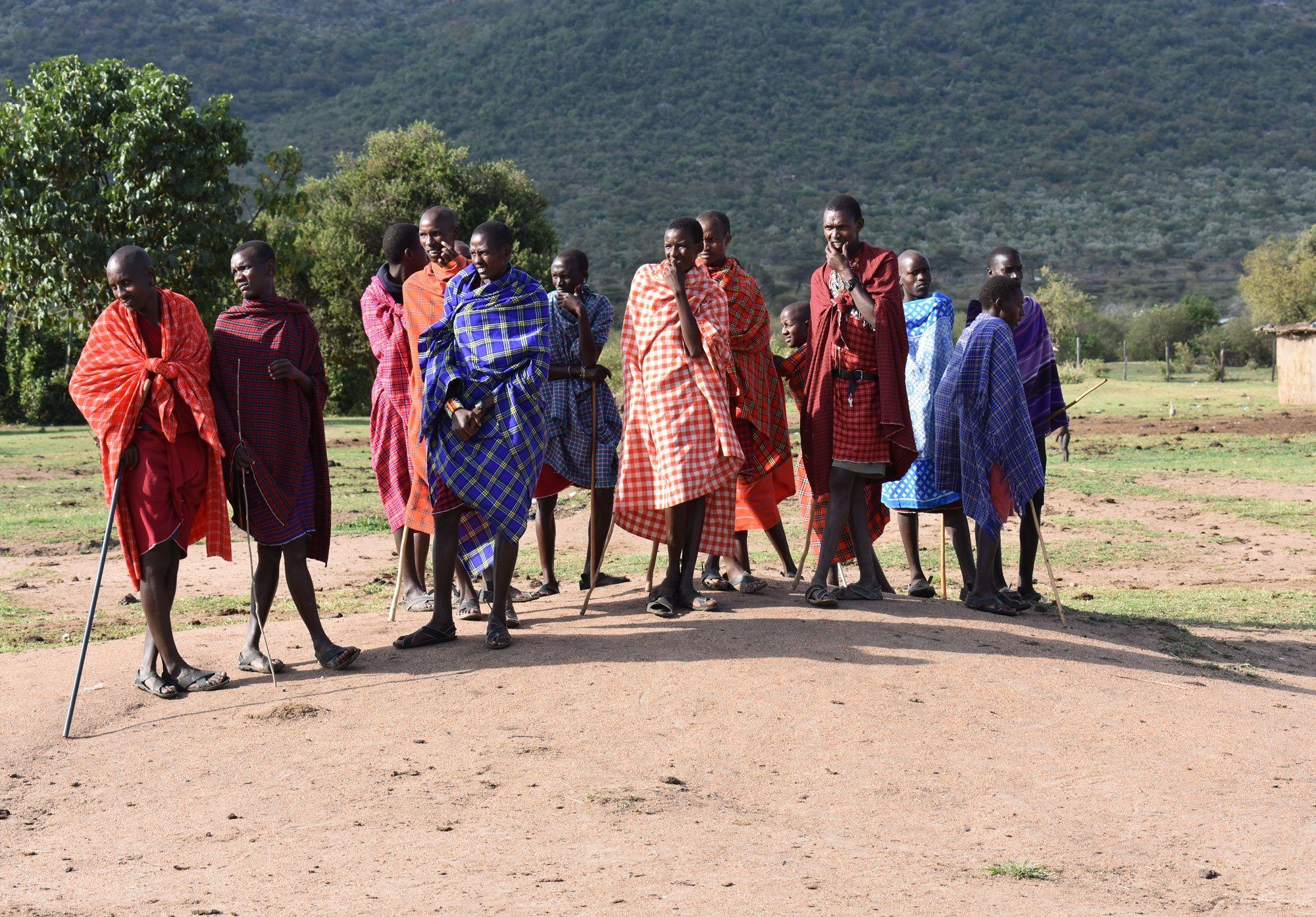 Stunning Masai Shuka colours.Contact Facebook : Masai Shuka Kenya