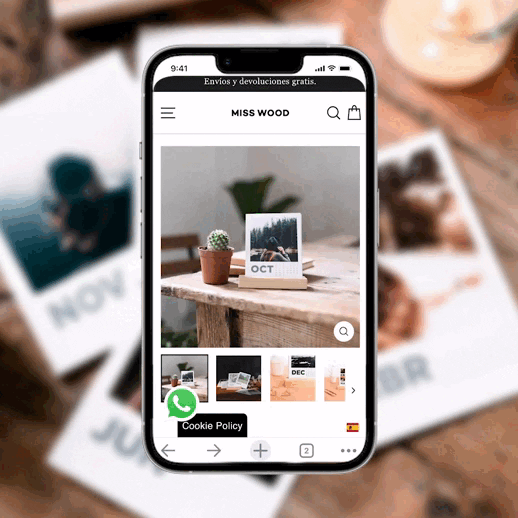 Calendario Personalizado 2025----Misswood