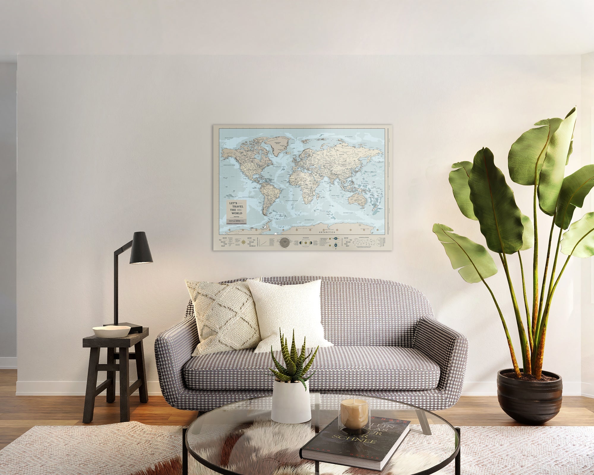 Láminas y Poster Mapamundi - Misswood