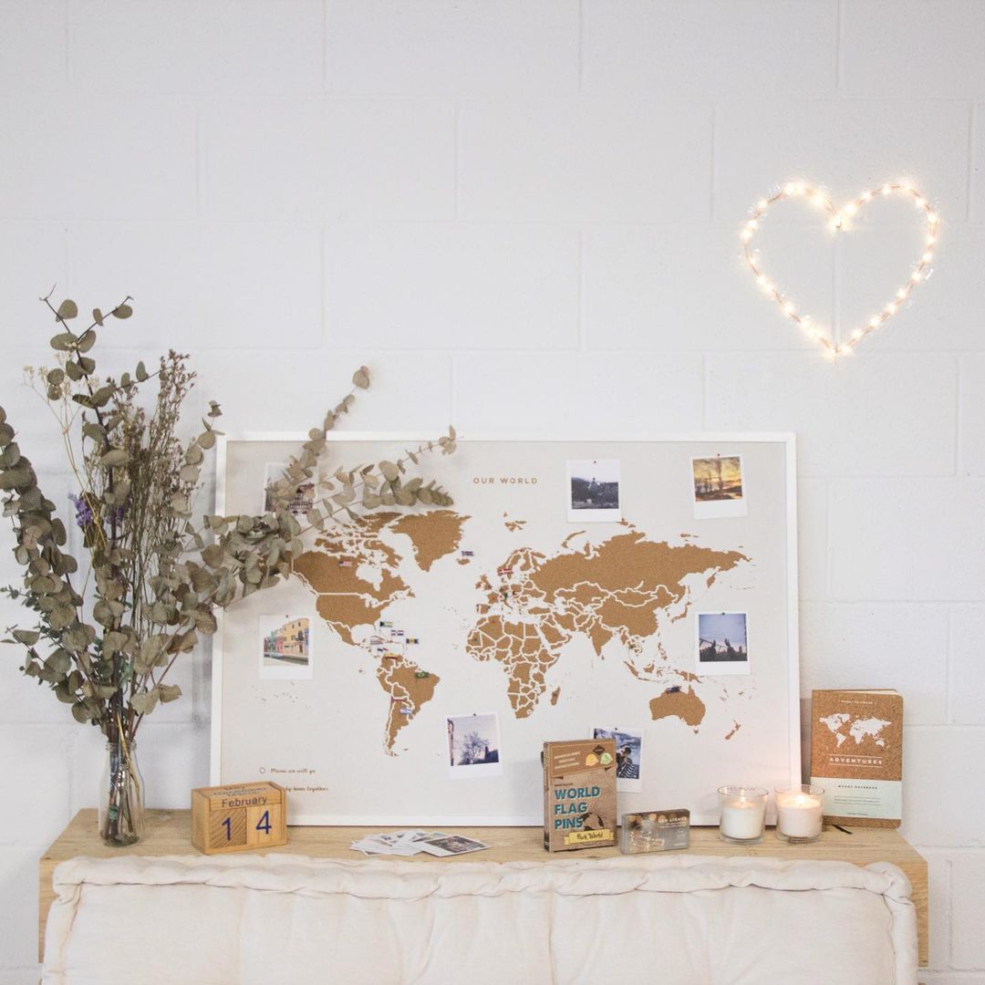 The best wall world map for your decor – Tagged corcho– Misswood