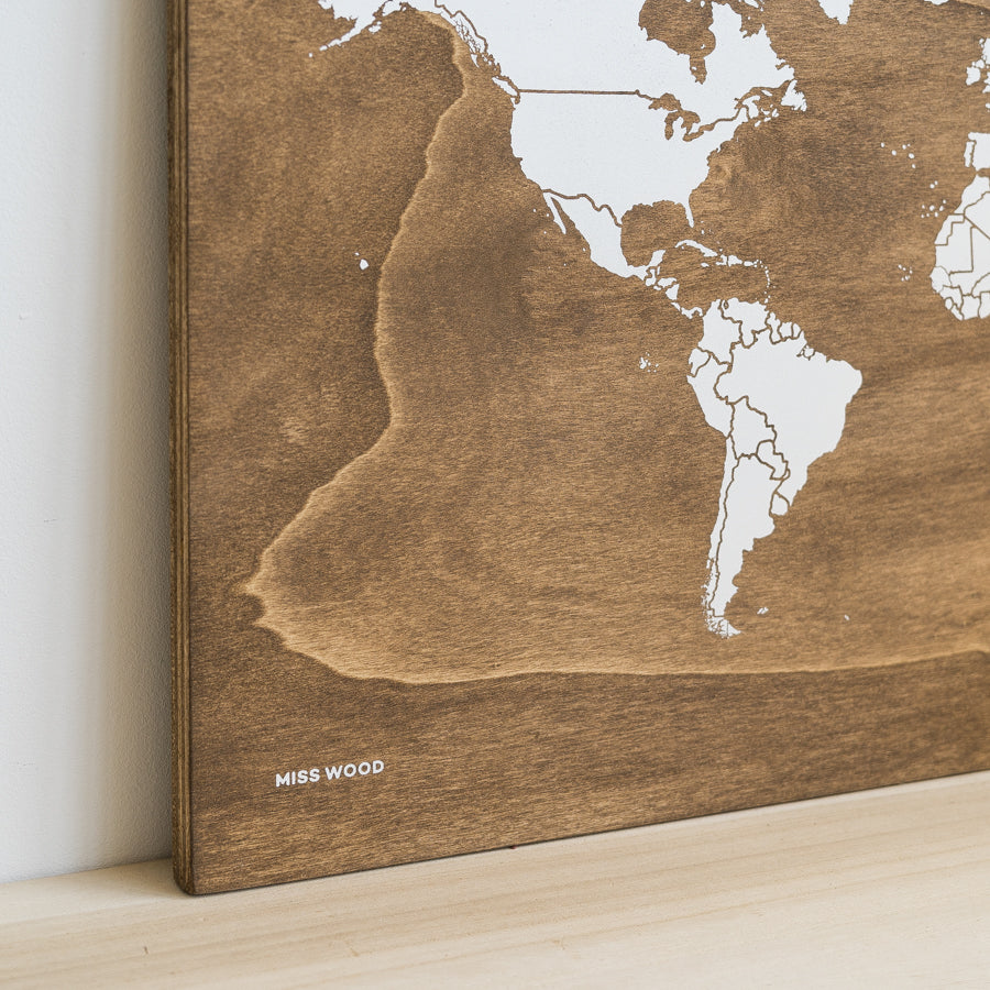 Mapa de madera - Woody Map Wooden Edition----Misswood