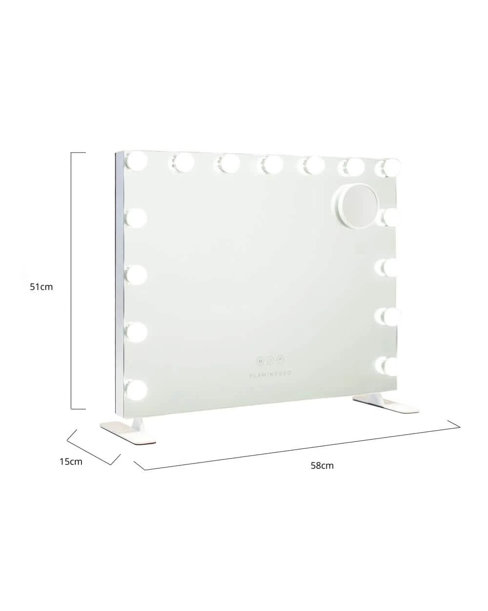 Espejo con Luz - Blanco - Misswood