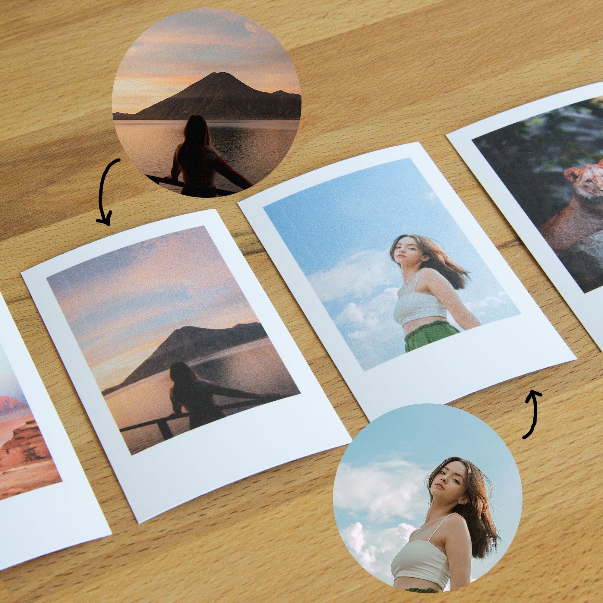 Pack 20 fotos Mini Polaroid----Misswood