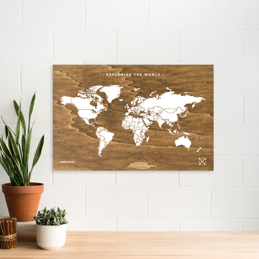 Mapa de madera - Woody Map Wooden Edition-90 x 60 cm-90 x 60 cm--Misswood