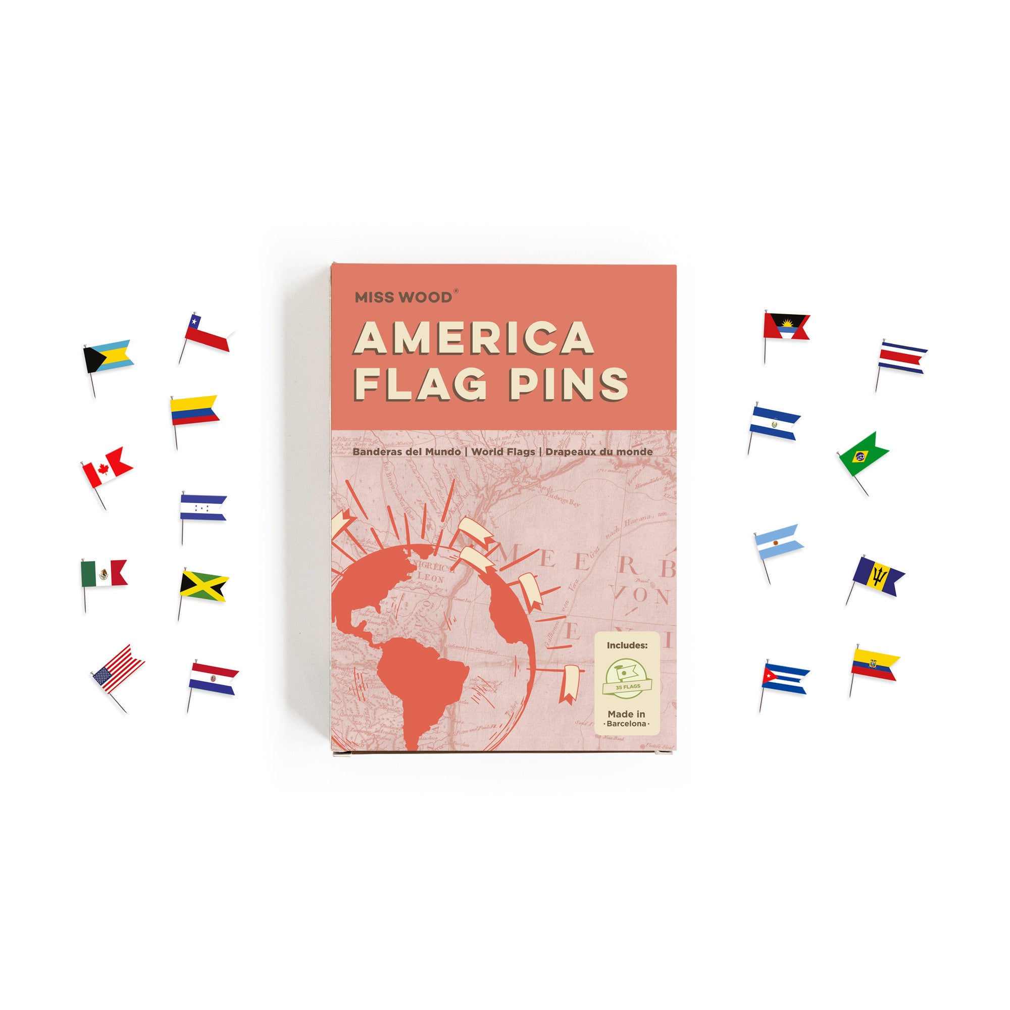 Banderitas del mundo-America-America--Misswood