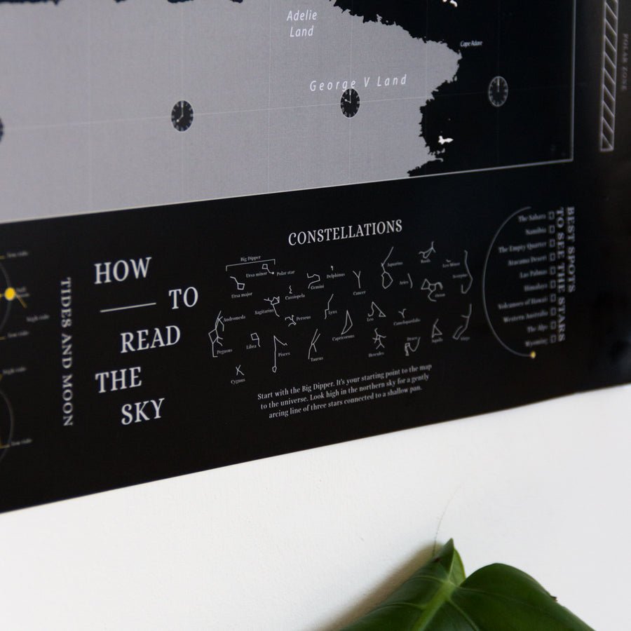 Lámina Mapamundi - Woody Map Poster - Misswood