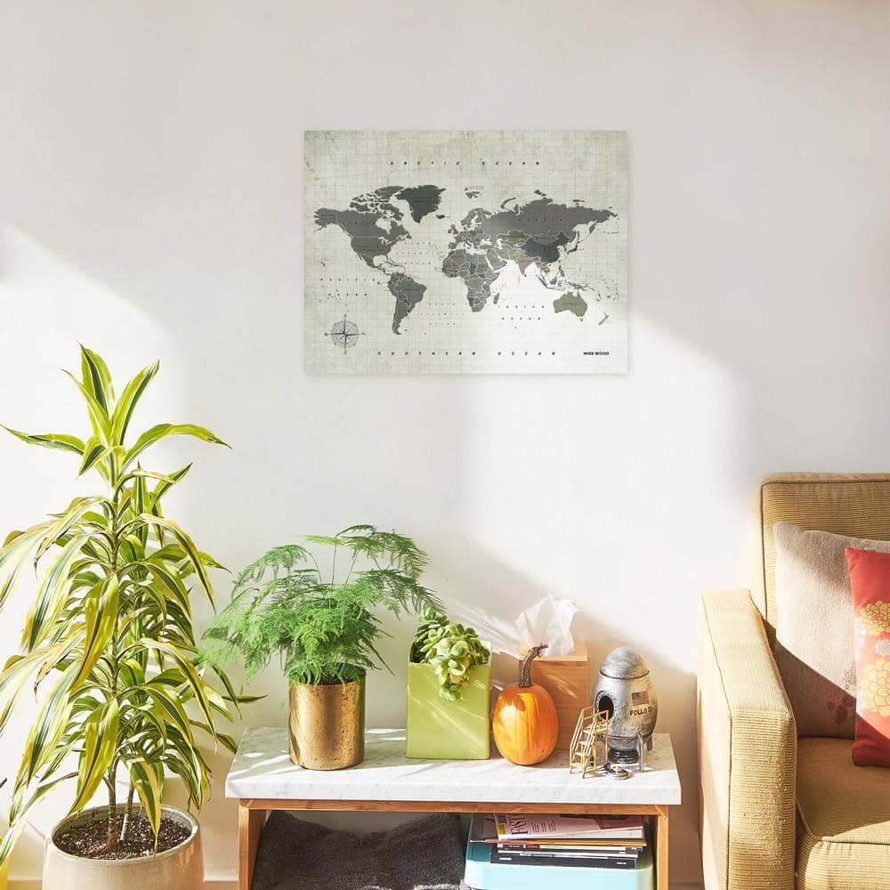DIY ROOM DECOR  mapa de corcho & pintar muebles 