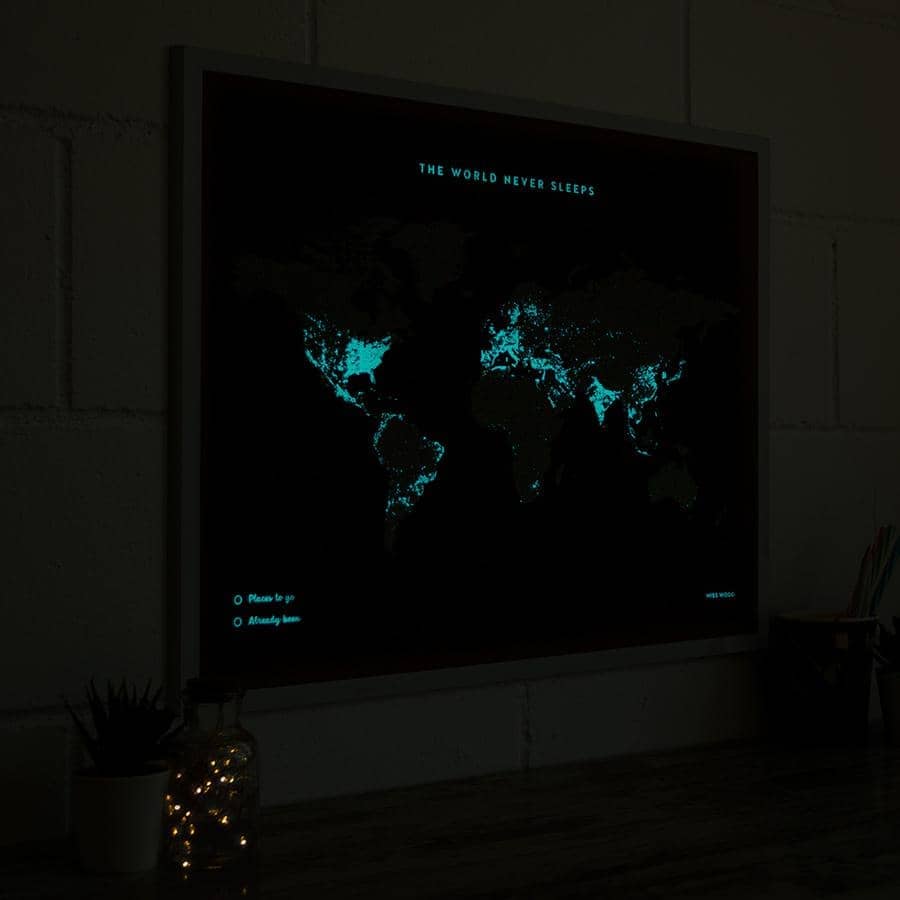 Mapa de corcho - Woody Map Fluor Edition - Misswood