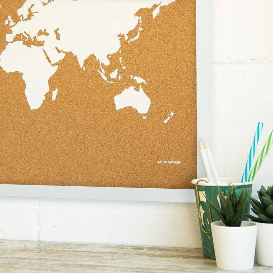 Mapa de corcho - Woody Map Fluor Edition - Misswood