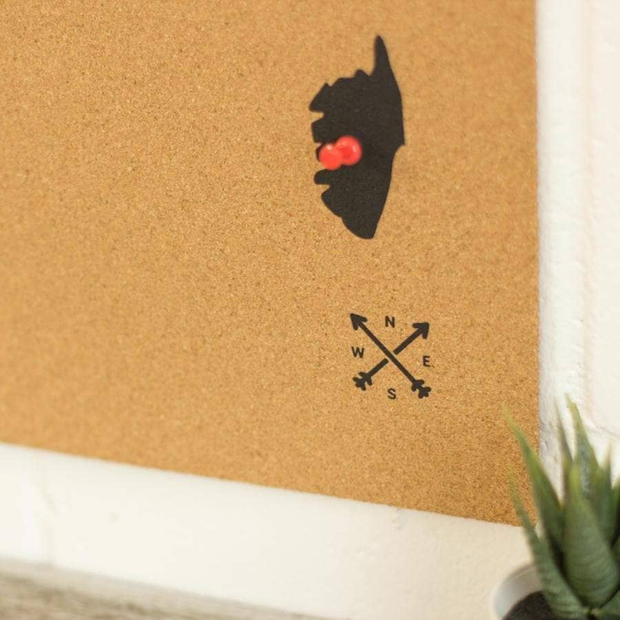 Mapa de corcho - Woody Map Natural Francia - Misswood