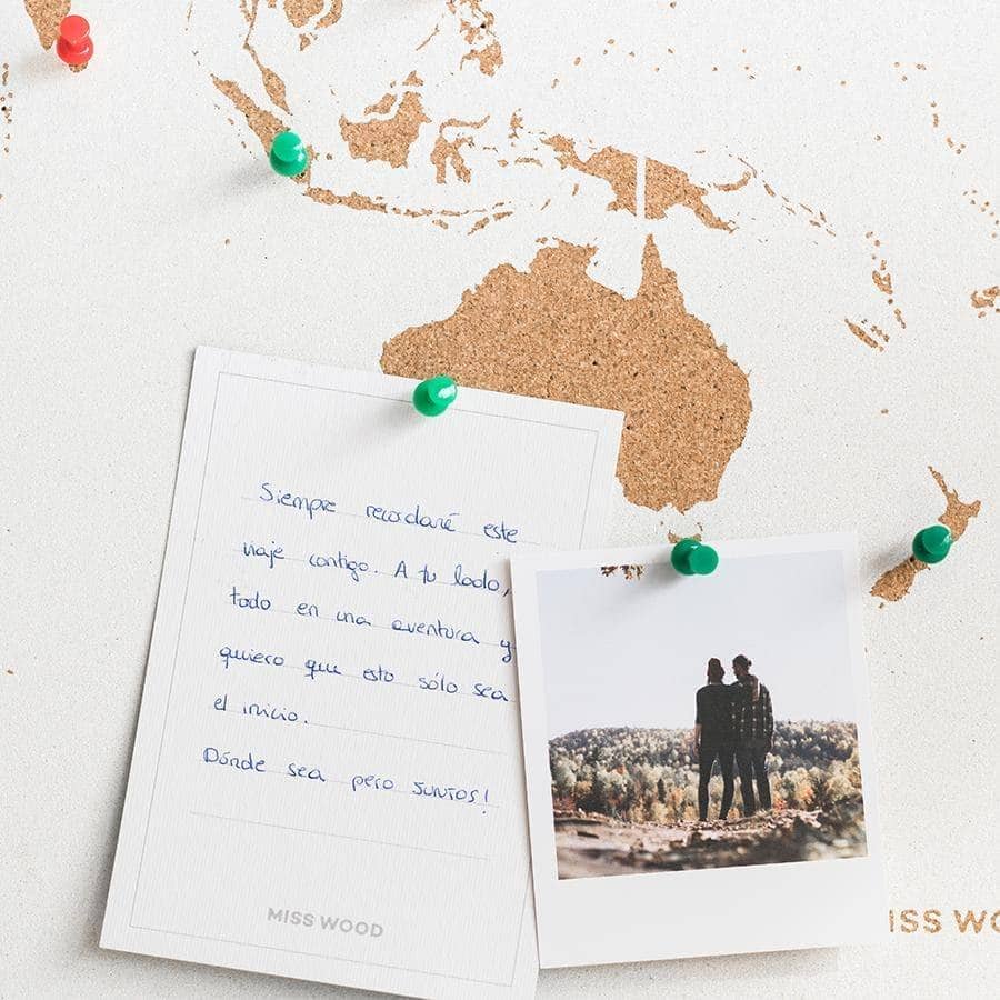 Mapamundi corcho - Woody Map Special Edition - Misswood