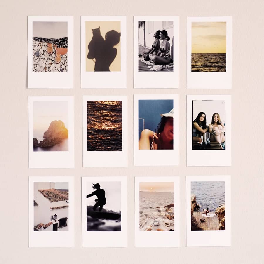 polaroid picture collage